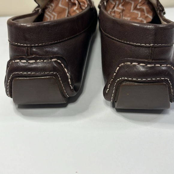 Mikekonos men’s brown  leather driving loafers size 10.5 - Picture 2 of 5
